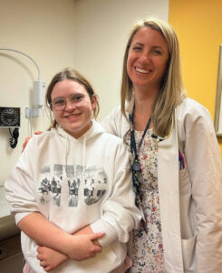 Grace and Dr. Torok Photo