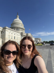 Pamela and Grace at the Capitol Photo